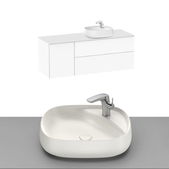 Image of Roca Beyond Wall Hung Vanity Unit With Countertop Basin