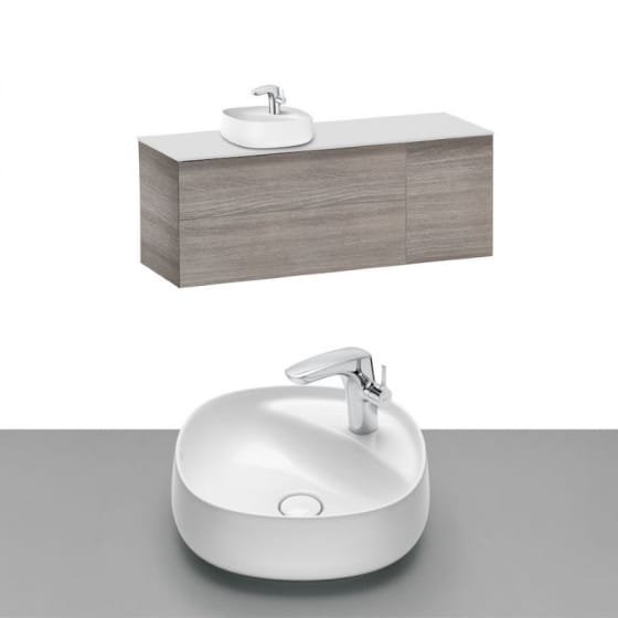 Image of Roca Beyond Wall Hung Vanity Unit With Countertop Basin