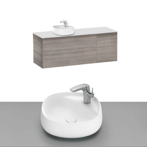 Image of Roca Beyond Wall Hung Vanity Unit With Countertop Basin