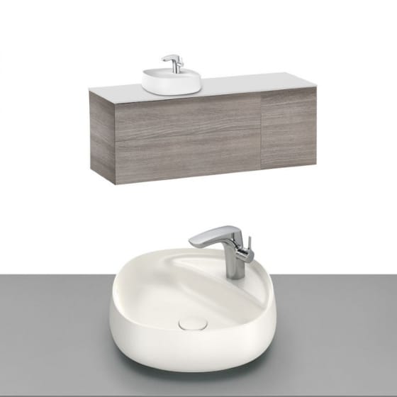 Image of Roca Beyond Wall Hung Vanity Unit With Countertop Basin