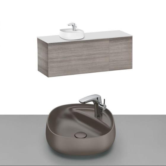 Image of Roca Beyond Wall Hung Vanity Unit With Countertop Basin