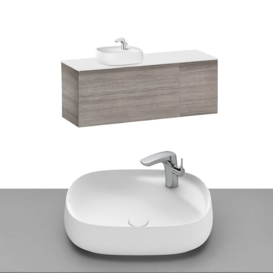 Image of Roca Beyond Wall Hung Vanity Unit With Countertop Basin