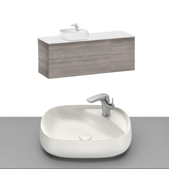 Image of Roca Beyond Wall Hung Vanity Unit With Countertop Basin