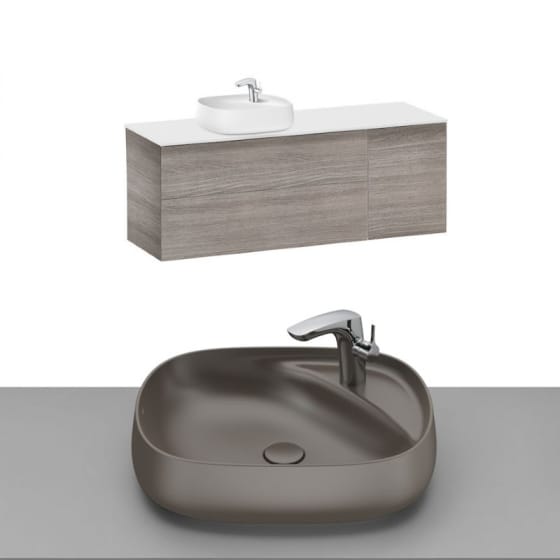 Image of Roca Beyond Wall Hung Vanity Unit With Countertop Basin