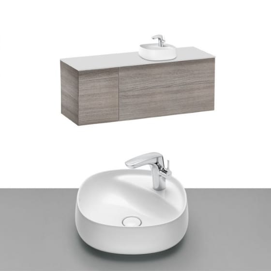 Image of Roca Beyond Wall Hung Vanity Unit With Countertop Basin