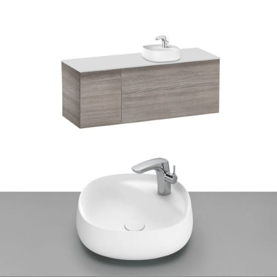 Image of Roca Beyond Wall Hung Vanity Unit With Countertop Basin