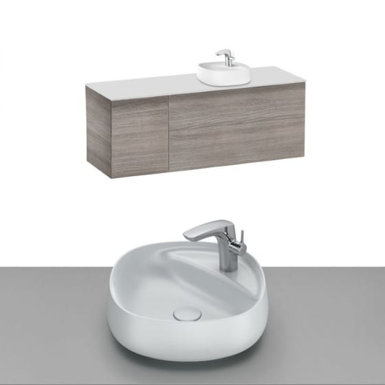 Image of Roca Beyond Wall Hung Vanity Unit With Countertop Basin