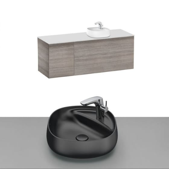 Image of Roca Beyond Wall Hung Vanity Unit With Countertop Basin