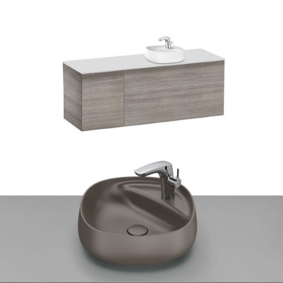 Image of Roca Beyond Wall Hung Vanity Unit With Countertop Basin