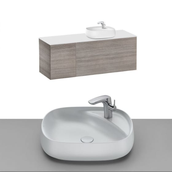 Image of Roca Beyond Wall Hung Vanity Unit With Countertop Basin