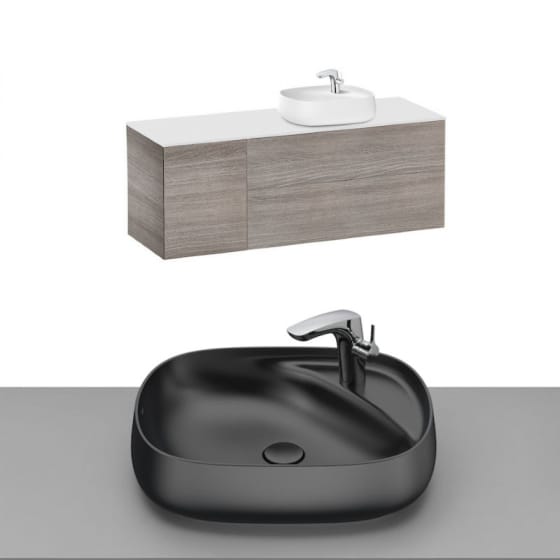 Image of Roca Beyond Wall Hung Vanity Unit With Countertop Basin