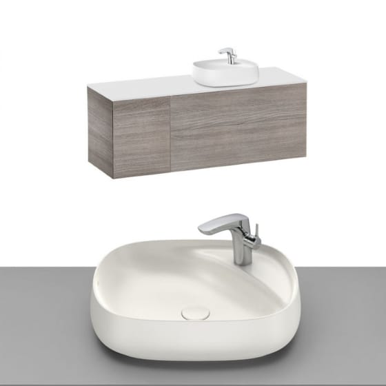 Image of Roca Beyond Wall Hung Vanity Unit With Countertop Basin