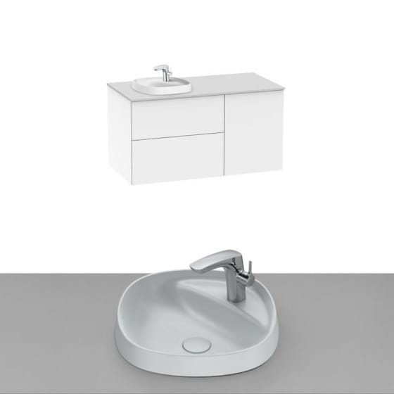 Image of Roca Beyond Wall Hung Vanity Unit With Inset Basin