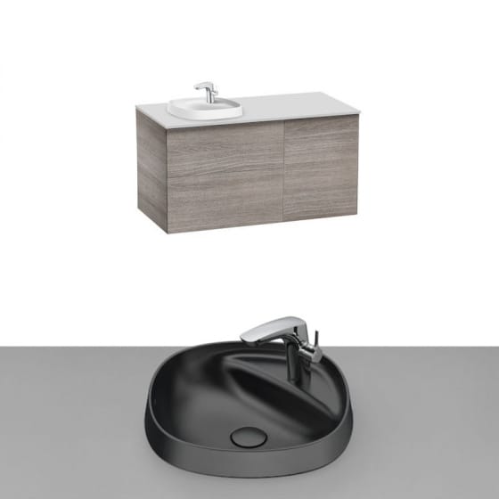 Image of Roca Beyond Wall Hung Vanity Unit With Inset Basin