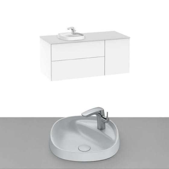 Image of Roca Beyond Wall Hung Vanity Unit With Inset Basin