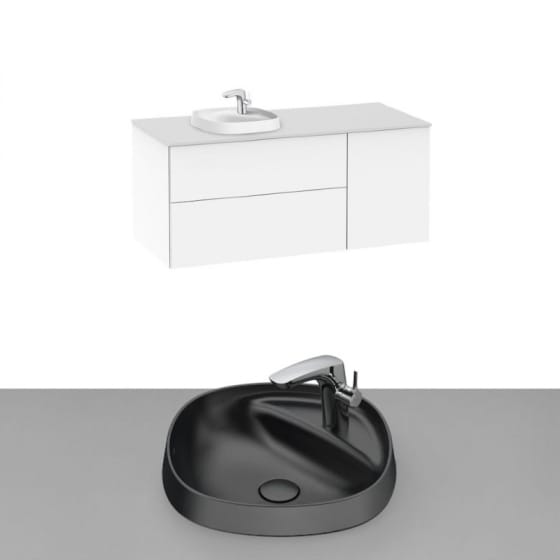 Image of Roca Beyond Wall Hung Vanity Unit With Inset Basin