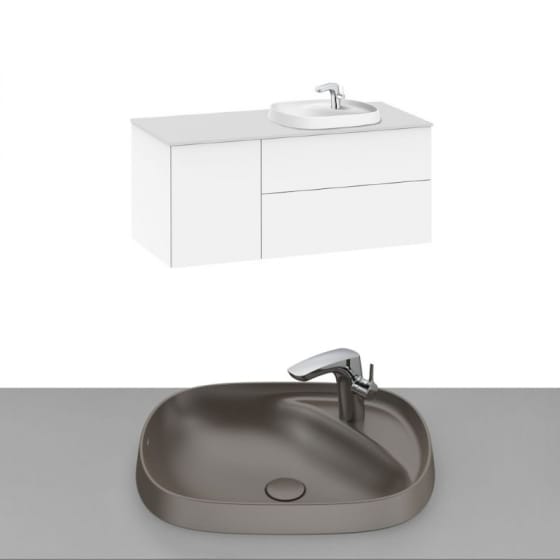 Image of Roca Beyond Wall Hung Vanity Unit With Inset Basin