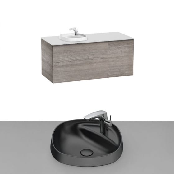 Image of Roca Beyond Wall Hung Vanity Unit With Inset Basin