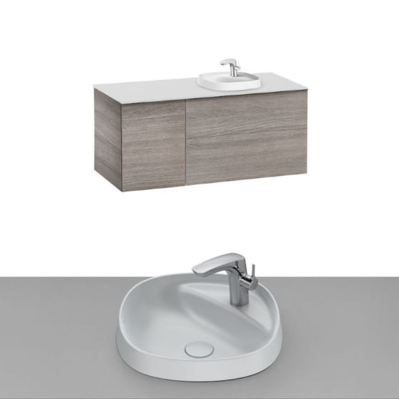 Image of Roca Beyond Wall Hung Vanity Unit With Inset Basin