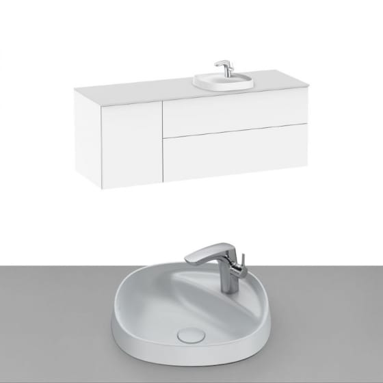 Image of Roca Beyond Wall Hung Vanity Unit With Inset Basin