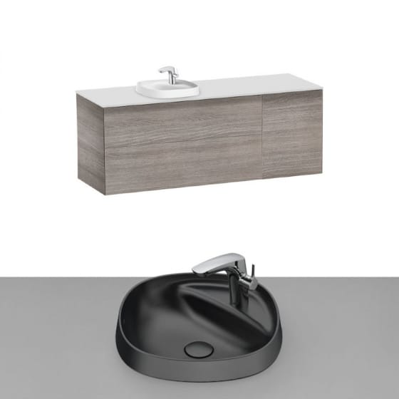 Image of Roca Beyond Wall Hung Vanity Unit With Inset Basin