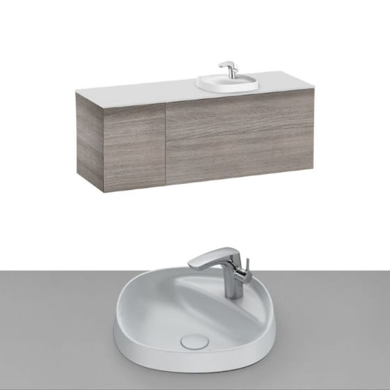 Image of Roca Beyond Wall Hung Vanity Unit With Inset Basin