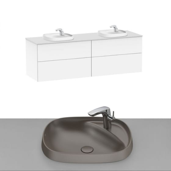 Image of Roca Beyond Wall Hung Vanity Unit With Inset Basin