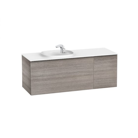 Image of Roca Beyond Wall Hung Vanity Unit With Surfex Basin