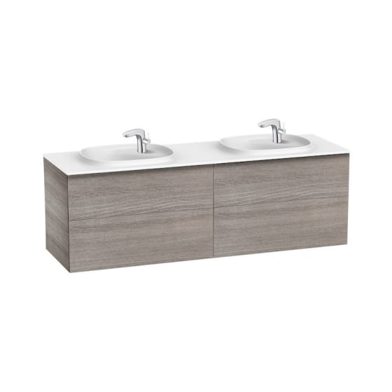 Image of Roca Beyond Wall Hung Vanity Unit With Surfex Basin