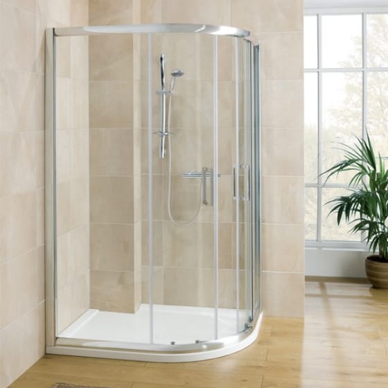 Image of MX Group DucoStone Offset Quadrant Shower Trays