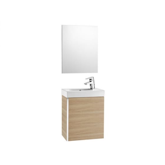 Image of Roca Mini Compact Wall Hung Vanity Unit Set