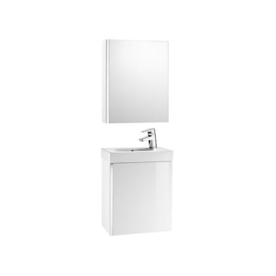 Image of Roca Mini Compact Wall Hung Vanity Unit Set