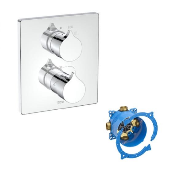 Image of Roca Insignia Thermostatic Bath Shower Valve