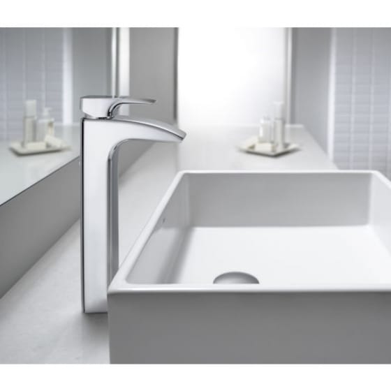 Image of Roca Thesis Tall Monobloc Basin Mixer Tap