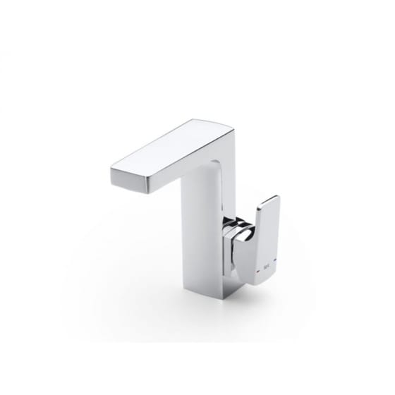 Image of Roca L90 Monobloc Basin Mixer Tap With Lateral Handle