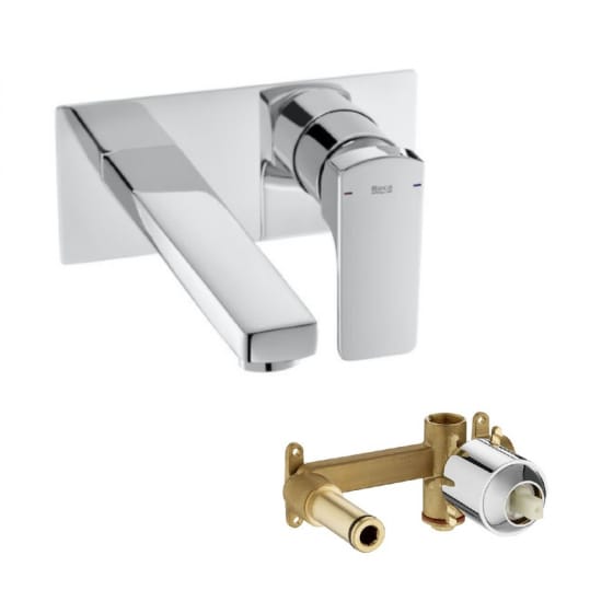 Image of Roca L90 Wall Mounted Basin Mixer Tap