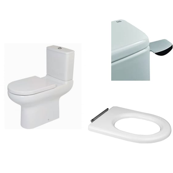 Image of RAK Compact Commercial Close Coupled Toilet