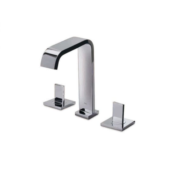 Image of Roca Flat 3 Hole Deck Mounted Basin Mixer Tap