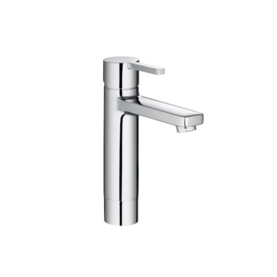 Image of Roca Naia Medium Plus Height Monobloc Basin Mixer Tap With Click Clack Waste