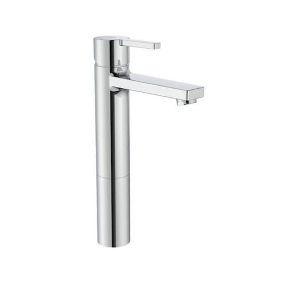 Image of Roca Naia Extended Height Monobloc Basin Mixer Tap With Click Clack Waste