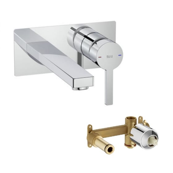 Image of Roca Naia Wall Mounted Basin Mixer Tap