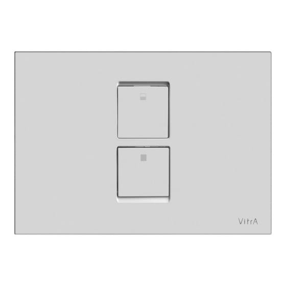 Image of VitrA Twin 2 Dual Flush Plate
