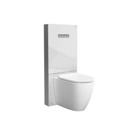 Image of VitrA Vitrus Glass Concealed Cistern for Back-To-Wall Toilet