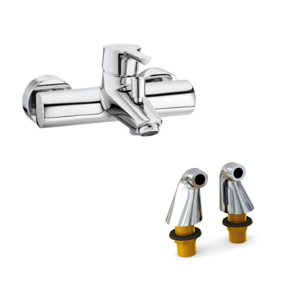 Image of Roca Malva Wall Mounted Bath Shower Mixer Valve