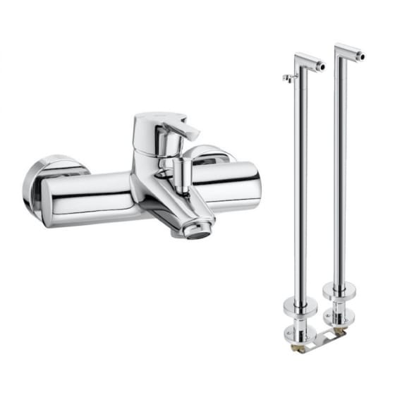 Image of Roca Malva Wall Mounted Bath Shower Mixer Valve