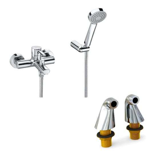 Image of Roca Targa Wall Mounted Bath Shower Mixer Valve