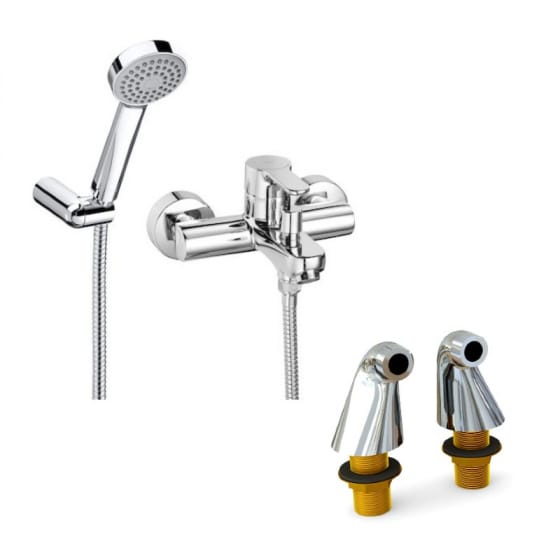 Image of Roca L20 Wall Mounted Bath Shower Mixer Valve