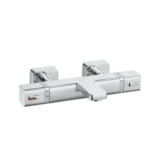 Image of Roca T-1000 Square Thermostatic Wall Mounted Shower Valve