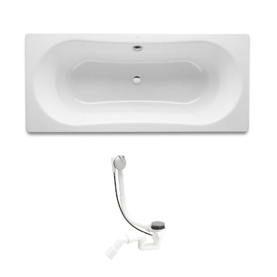 Image of Roca Duo Plus Steel Double Ended Bath