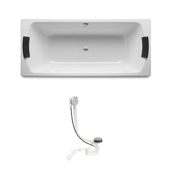 Image of Roca Lun Plus Steel Double Ended Bath